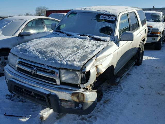 JT3HN86R4Y0268087 - 2000 TOYOTA 4RUNNER SR SILVER photo 2