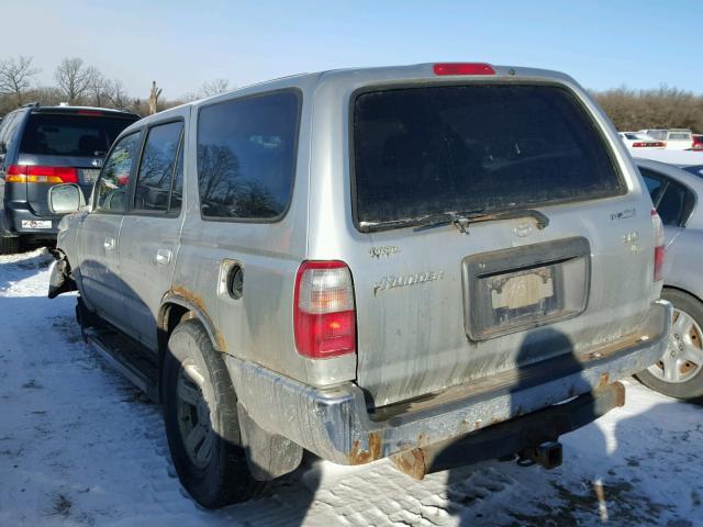 JT3HN86R4Y0268087 - 2000 TOYOTA 4RUNNER SR SILVER photo 3