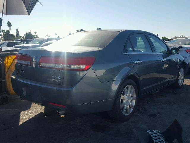 3LNDL2L37CR800997 - 2012 LINCOLN MKZ HYBRID BLUE photo 4