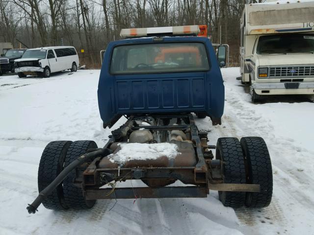 2FTJW35M8KCB29115 - 1989 FORD F350 BLUE photo 9