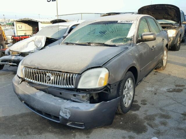 1MEFM41185G600355 - 2005 MERCURY MONTEGO LU GRAY photo 2