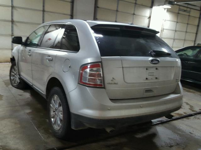 2FMDK48C39BA82136 - 2009 FORD EDGE SEL SILVER photo 3