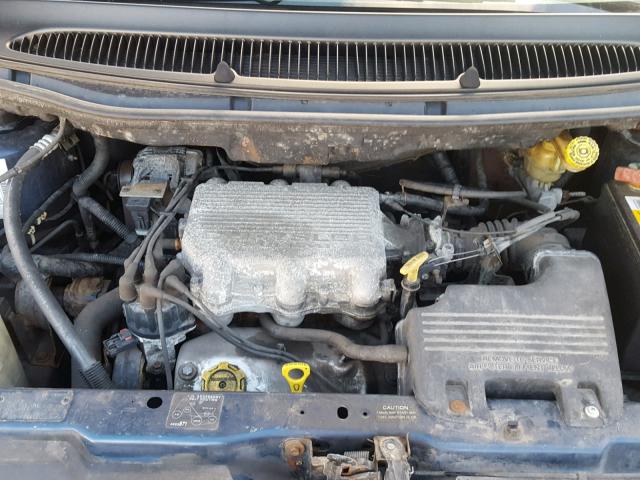 2B4GP2539YR883894 - 2000 DODGE CARAVAN BLUE photo 7