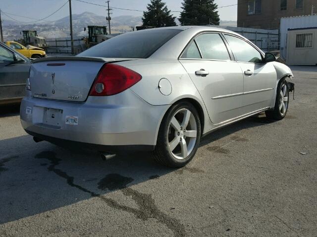 1G2ZM587X74201583 - 2007 PONTIAC G6 GTP SILVER photo 4