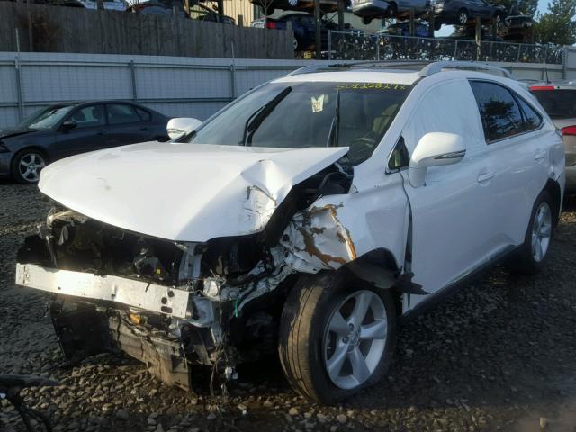 2T2BK1BA7FC313264 - 2015 LEXUS RX 350 WHITE photo 2