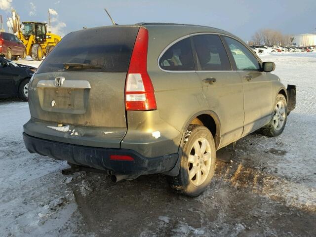 5J6RE485X7L802431 - 2007 HONDA CR-V EX GREEN photo 4