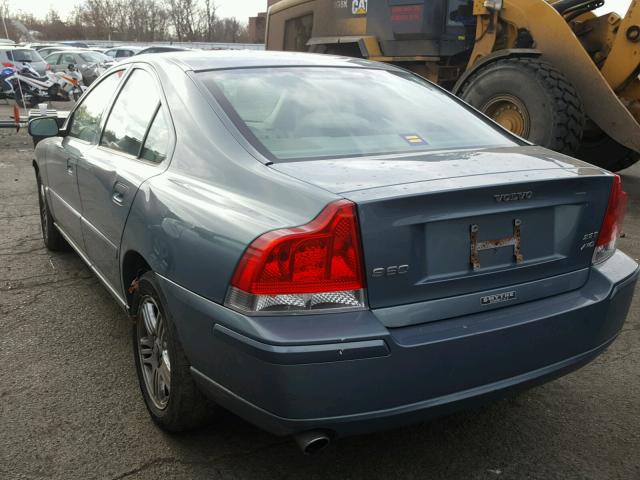 YV1RH592152460064 - 2005 VOLVO S60 2.5T GREEN photo 3