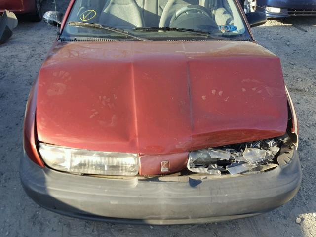 1G8ZH5280TZ168621 - 1996 SATURN SL1 RED photo 7