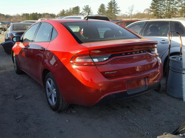 1C3CDFFA3GD796710 - 2016 DODGE DART SXT S RED photo 3