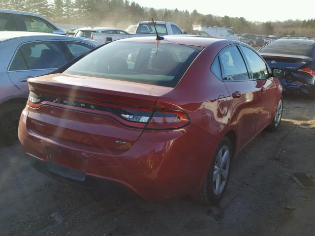 1C3CDFFA3GD796710 - 2016 DODGE DART SXT S RED photo 4