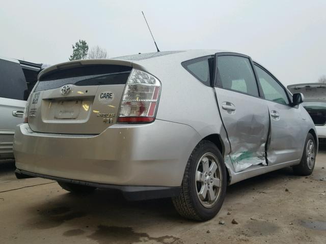 JTDKB20U967539959 - 2006 TOYOTA PRIUS SILVER photo 4