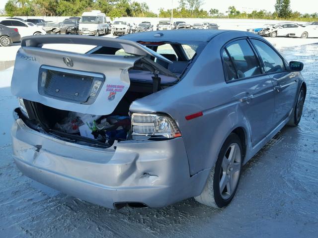 19UUA66284A027698 - 2004 ACURA TL SILVER photo 4