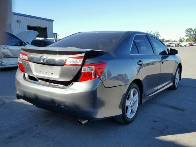 4T1BF1FK6EU354266 - 2014 TOYOTA CAMRY L GRAY photo 4