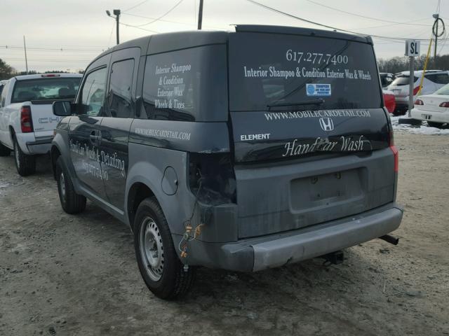 5J6YH28374L009900 - 2004 HONDA ELEMENT LX BLACK photo 3