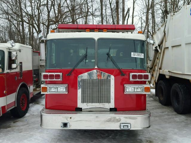 1S9A7LBD9M2003837 - 1991 SUTPHEN CORP. FIRETRUCK TWO TONE photo 9