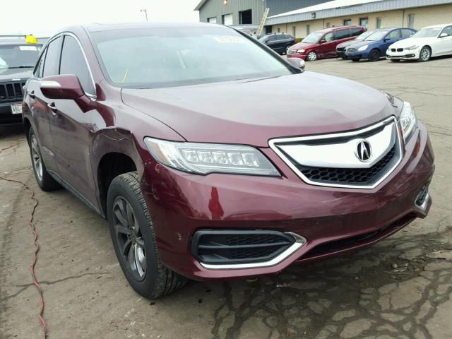 5J8TB4H56GL028927 - 2016 ACURA RDX TECHNO BURGUNDY photo 1