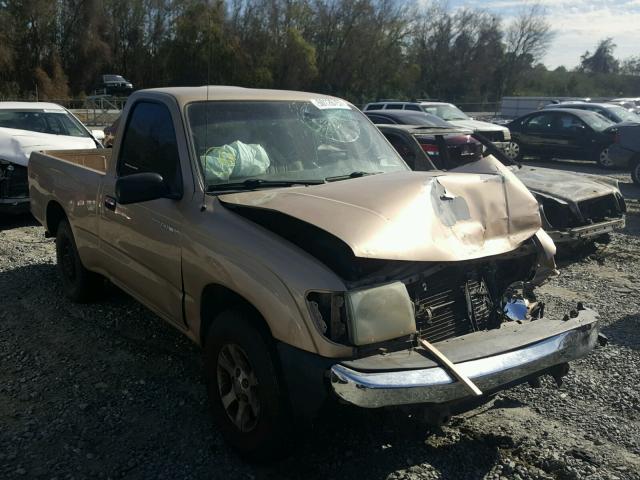 4TANL42N7XZ403844 - 1999 TOYOTA TACOMA GOLD photo 1