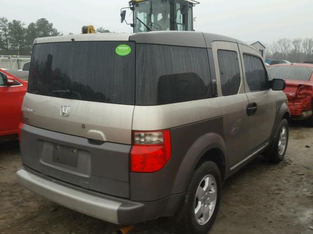 5J6YH18694L011443 - 2004 HONDA ELEMENT EX GRAY photo 4