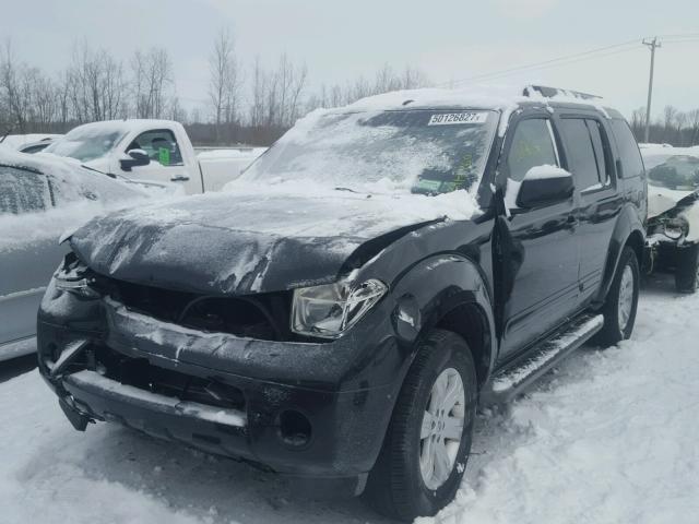 5N1AR18W17C648704 - 2007 NISSAN PATHFINDER BLACK photo 2