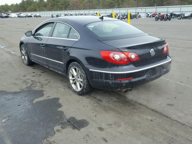 WVWHL73C29E549689 - 2009 VOLKSWAGEN CC LUXURY BLACK photo 3