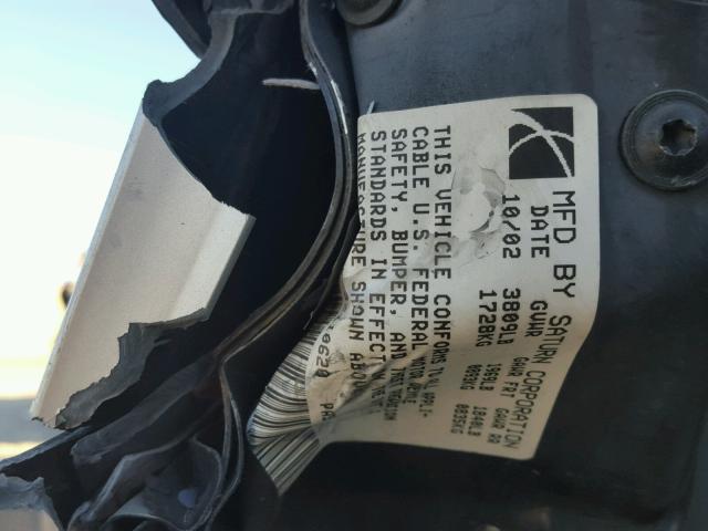 1G8AL52F23Z110620 - 2003 SATURN ION LEVEL SILVER photo 10