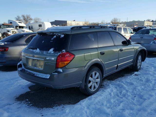 4S4BP61C876312313 - 2007 SUBARU LEGACY OUT GREEN photo 4