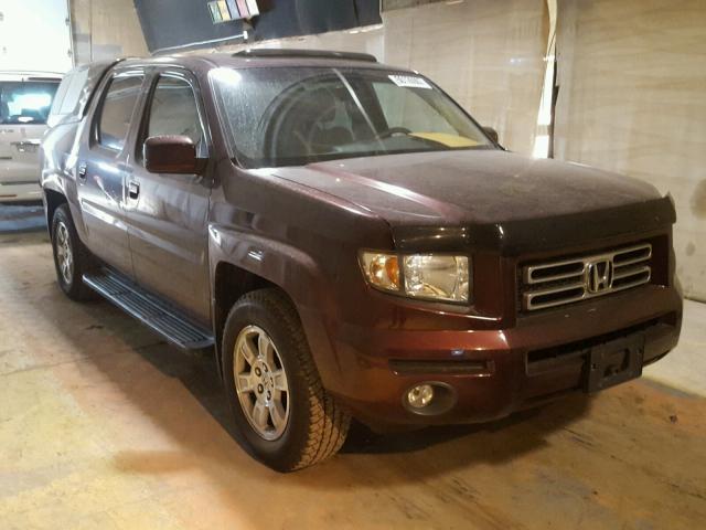 2HJYK16528H519639 - 2008 HONDA RIDGELINE BURGUNDY photo 1