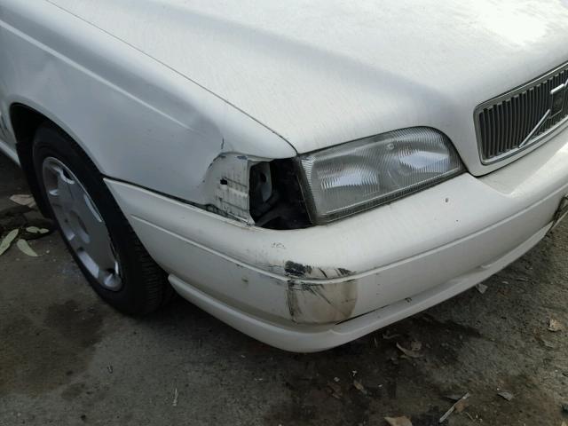 YV1LS5573W1511659 - 1998 VOLVO S70 WHITE photo 9