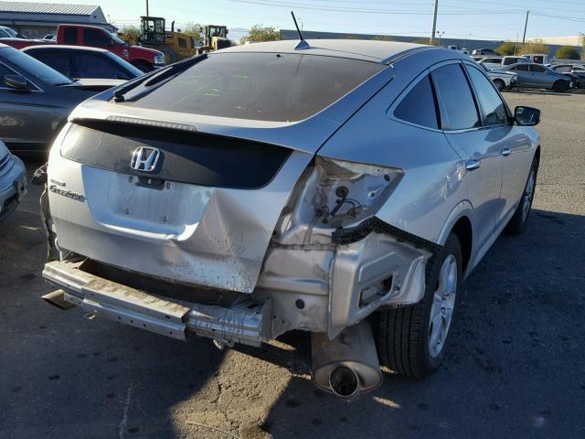 5J6TF1H53AL003454 - 2010 HONDA ACCORD CRO SILVER photo 4