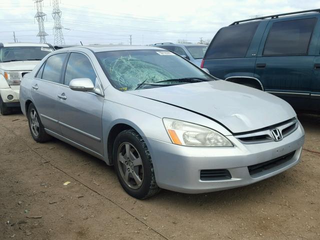 JHMCN36467C001834 - 2007 HONDA ACCORD HYB SILVER photo 1