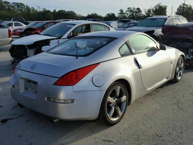 JN1AZ34D76M303404 - 2006 NISSAN 350Z COUPE SILVER photo 4