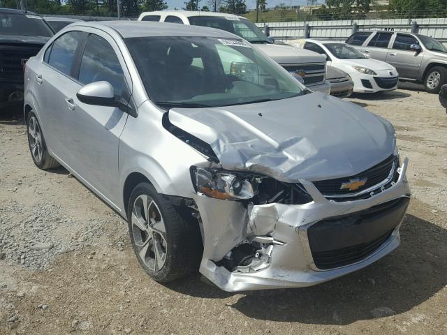 1G1JF5SBXJ4107607 - 2018 CHEVROLET SONIC PREM SILVER photo 1