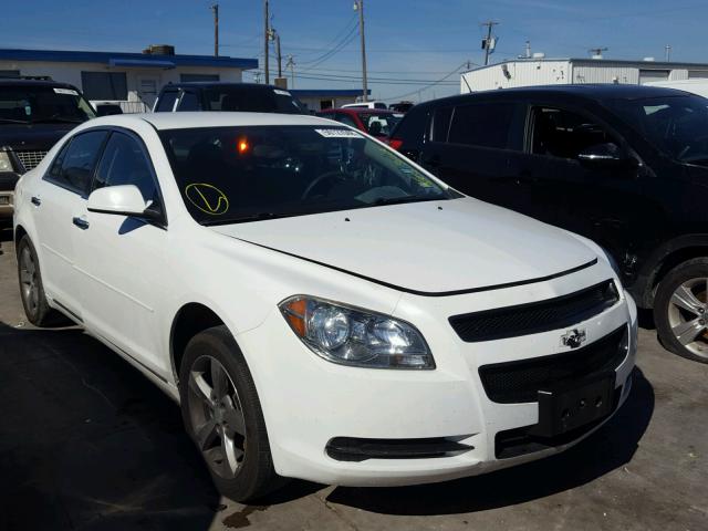 1G1ZC5EU9CF258695 - 2012 CHEVROLET MALIBU 1LT WHITE photo 1