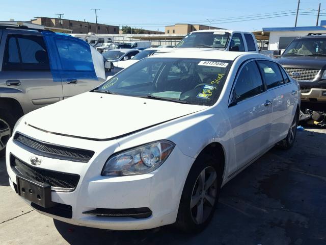 1G1ZC5EU9CF258695 - 2012 CHEVROLET MALIBU 1LT WHITE photo 2