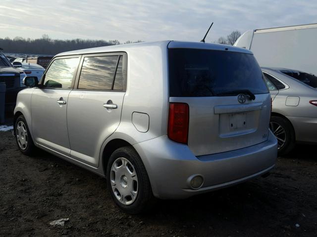 JTLKE50EX91077862 - 2009 TOYOTA SCION XB Plata foto 3