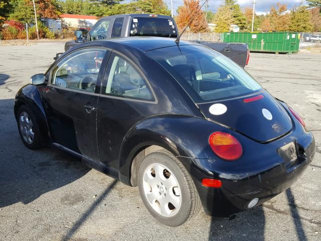 3VWCK21C63M432621 - 2003 VOLKSWAGEN NEW BEETLE 黑色 照片 3