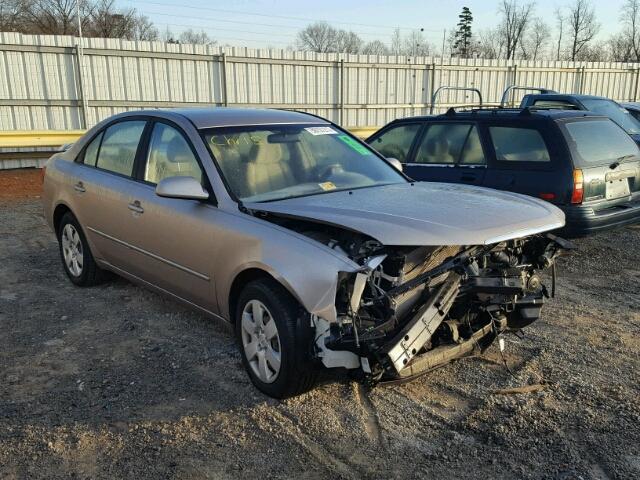 5NPET46C07H184956 - 2007 HYUNDAI SONATA GLS TAN photo 1