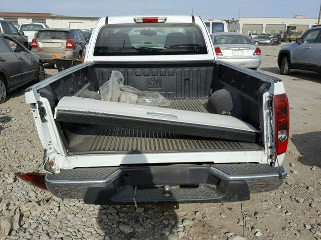 1GTESBD98A8148971 - 2010 GMC CANYON WHITE photo 6