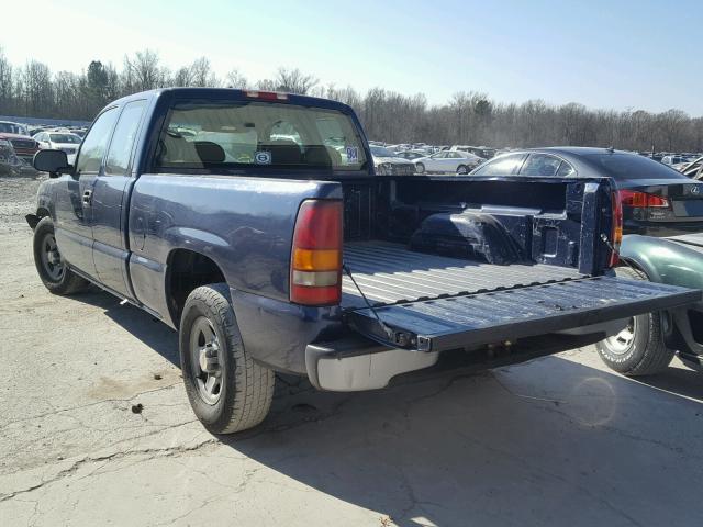 2GCEC19W0Y1397395 - 2000 CHEVROLET SILVERADO BLUE photo 3