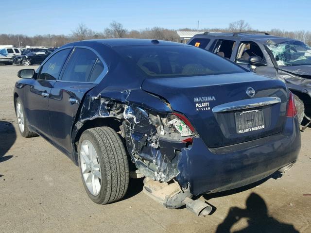 1N4AA5AP6AC839831 - 2010 NISSAN MAXIMA S BLUE photo 3