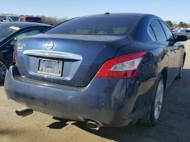 1N4AA5AP6AC839831 - 2010 NISSAN MAXIMA S BLUE photo 4