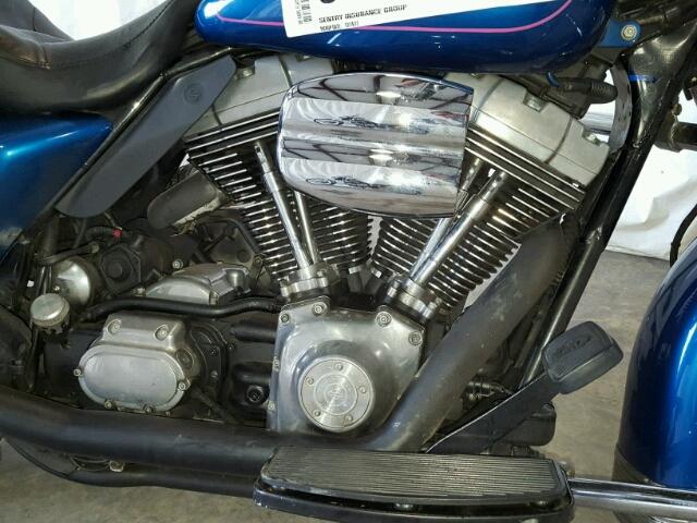 1HD1FVW176Y637329 - 2006 HARLEY-DAVIDSON FLHTI BLUE photo 7