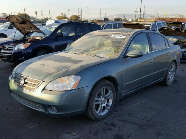 1N4BL11E24C167650 - 2004 NISSAN ALTIMA SE GREEN photo 2