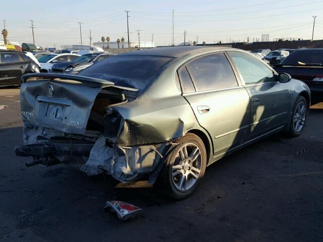 1N4BL11E24C167650 - 2004 NISSAN ALTIMA SE GREEN photo 4