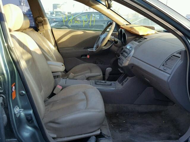 1N4BL11E24C167650 - 2004 NISSAN ALTIMA SE GREEN photo 5