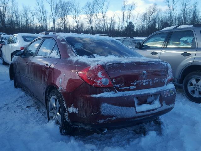 1G2ZG57B194223407 - 2009 PONTIAC G6 RED photo 3