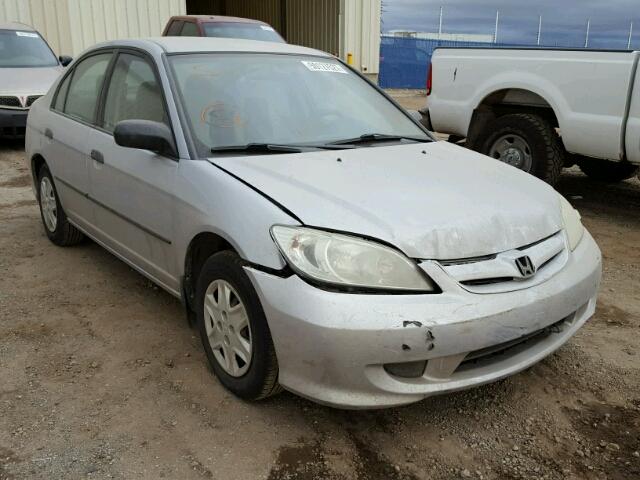 2HGES15355H012903 - 2005 HONDA CIVIC DX V SILVER photo 1