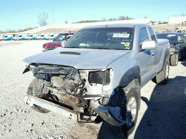 5TETU62N55Z039042 - 2005 TOYOTA TACOMA PRE SILVER photo 2