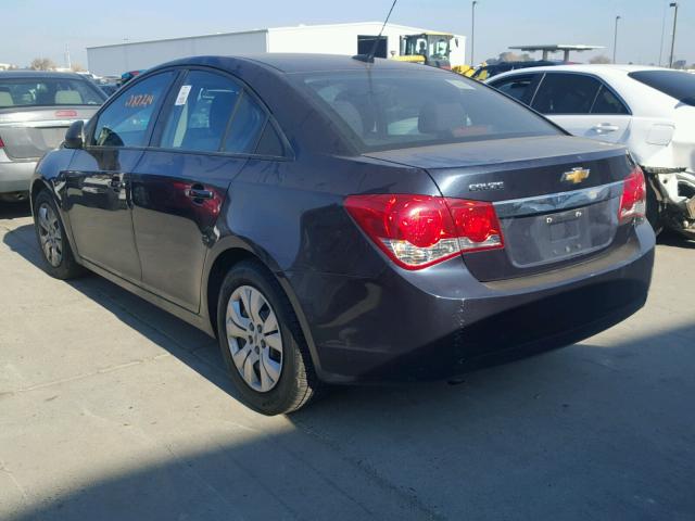 1G1PA5SH7E7236485 - 2014 CHEVROLET CRUZE LS BLUE photo 3