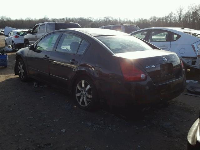 1N4BA41E94C882349 - 2004 NISSAN MAXIMA SE BLACK photo 3